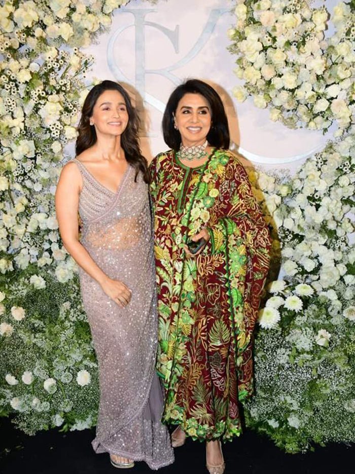 Alia Bhatt In Butterfly Mono Net Designer Saree For wedding - Image 5