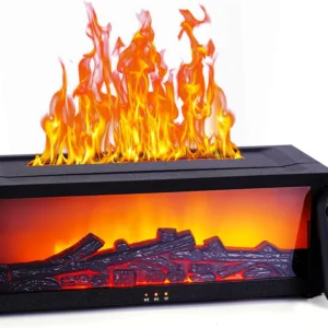 7-Color Changing Fireplace Flame Diffuser for Ambient Living
