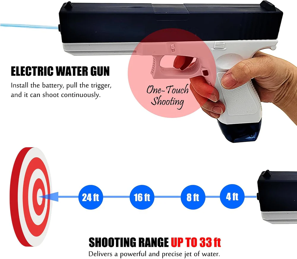 Electric Water Gun with One-Touch Continuous Shooting - Image 6