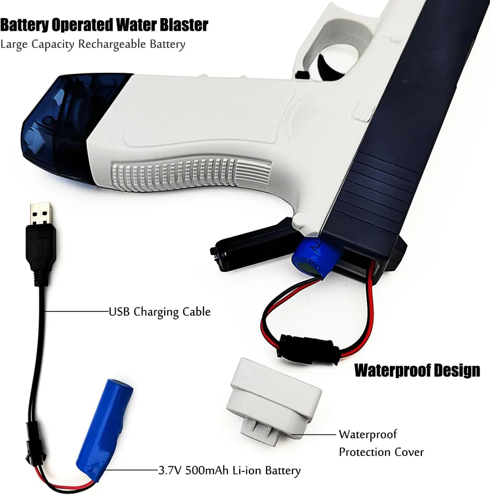 Electric Water Gun with One-Touch Continuous Shooting - Image 4