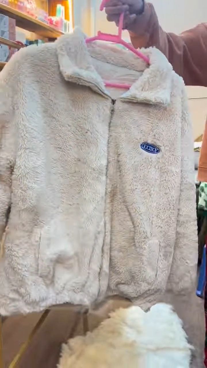 Women’s Plush Zip-Front Winter Jacket