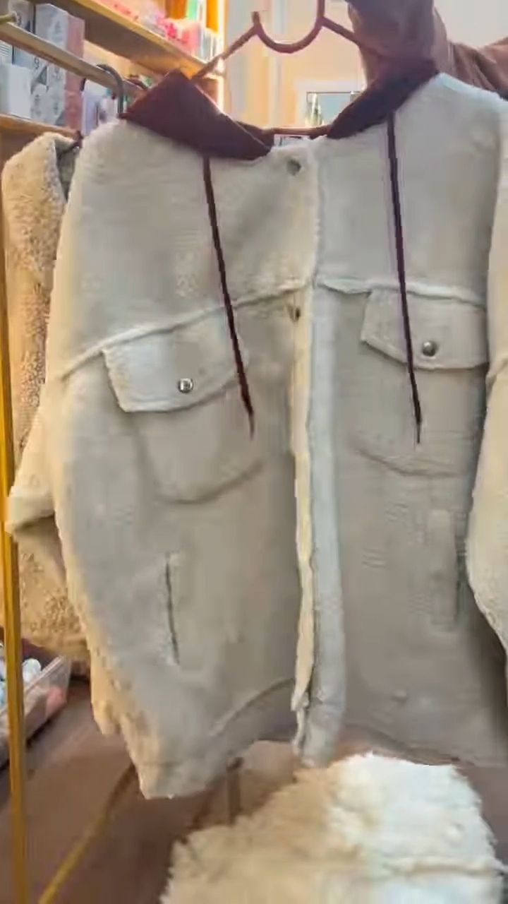 Women’s Plush Zip-Front Winter Jacket - Image 2