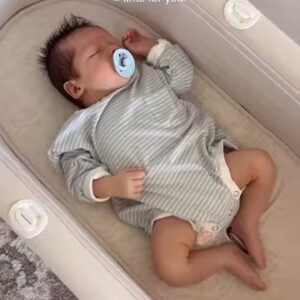 Soft Baby Lounger with Secure Harness for Hands-Free Comfort