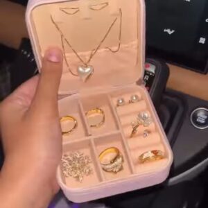 Elegant Travel Jewellery Organizer Box