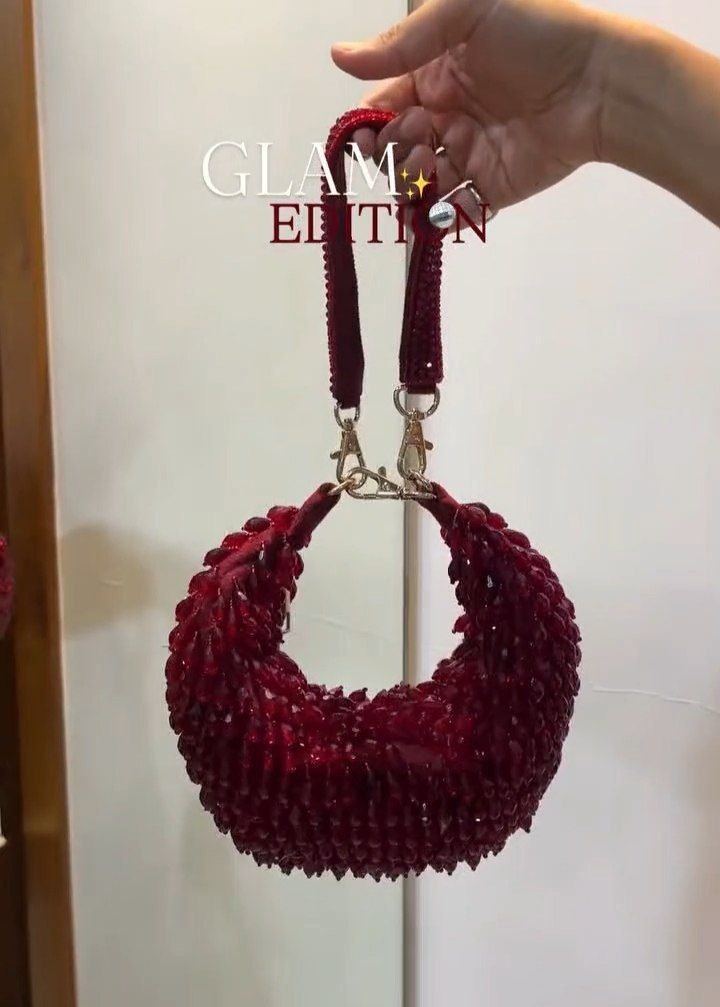 Glam Edition Pearl Embellished Mini Handbag - Image 3