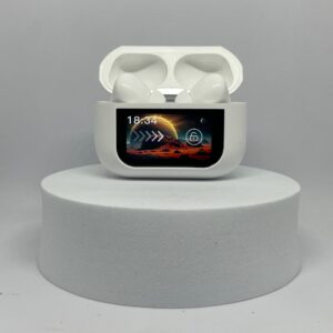 Smart Display Wireless Earbuds with Charging Case